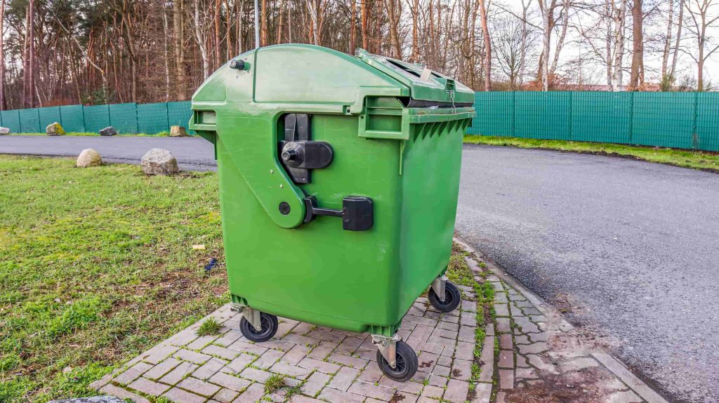 afvalcontainer schoonmaken