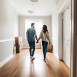 koppel is net verhuisd