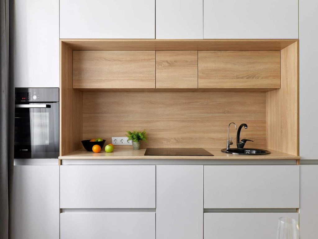 foto van een luxe keuken